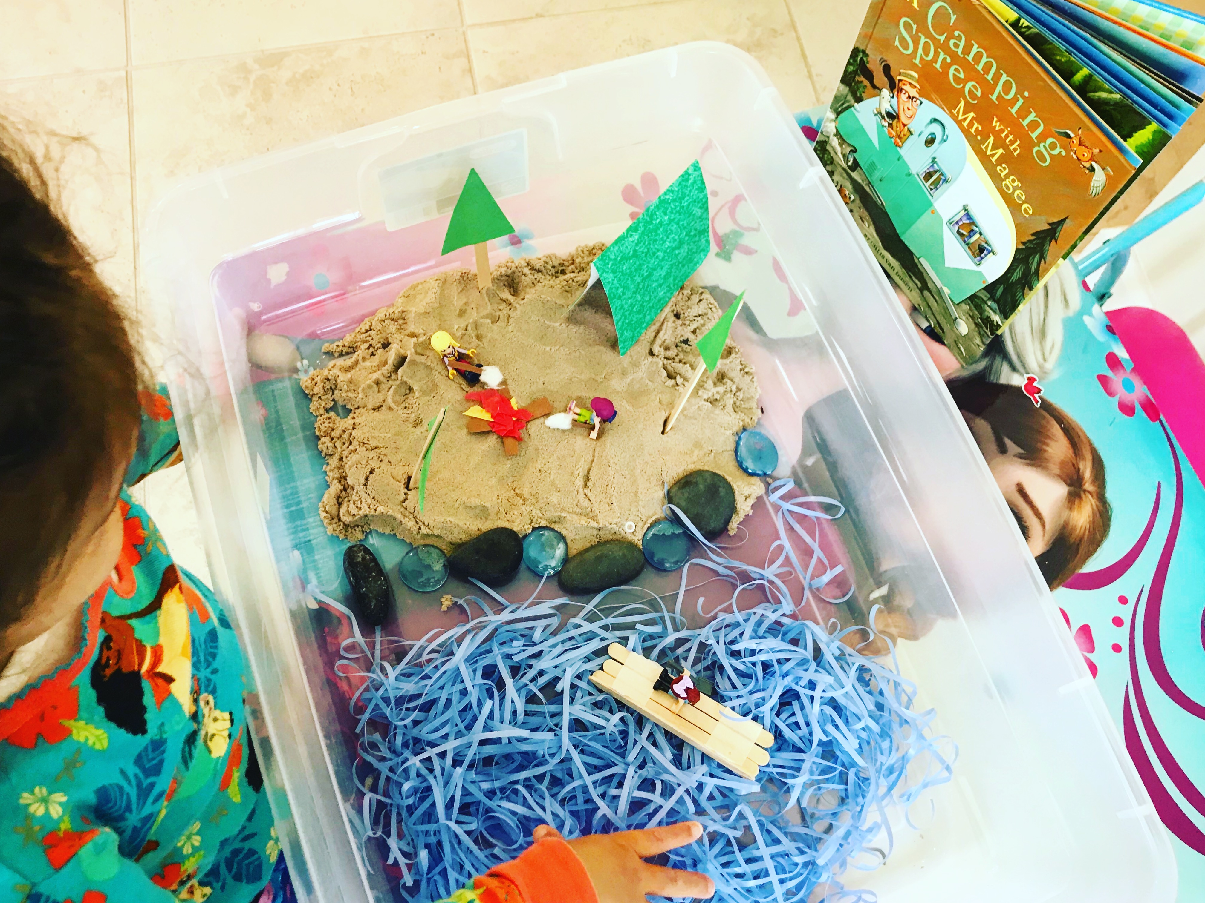 Camping Sensory Bin