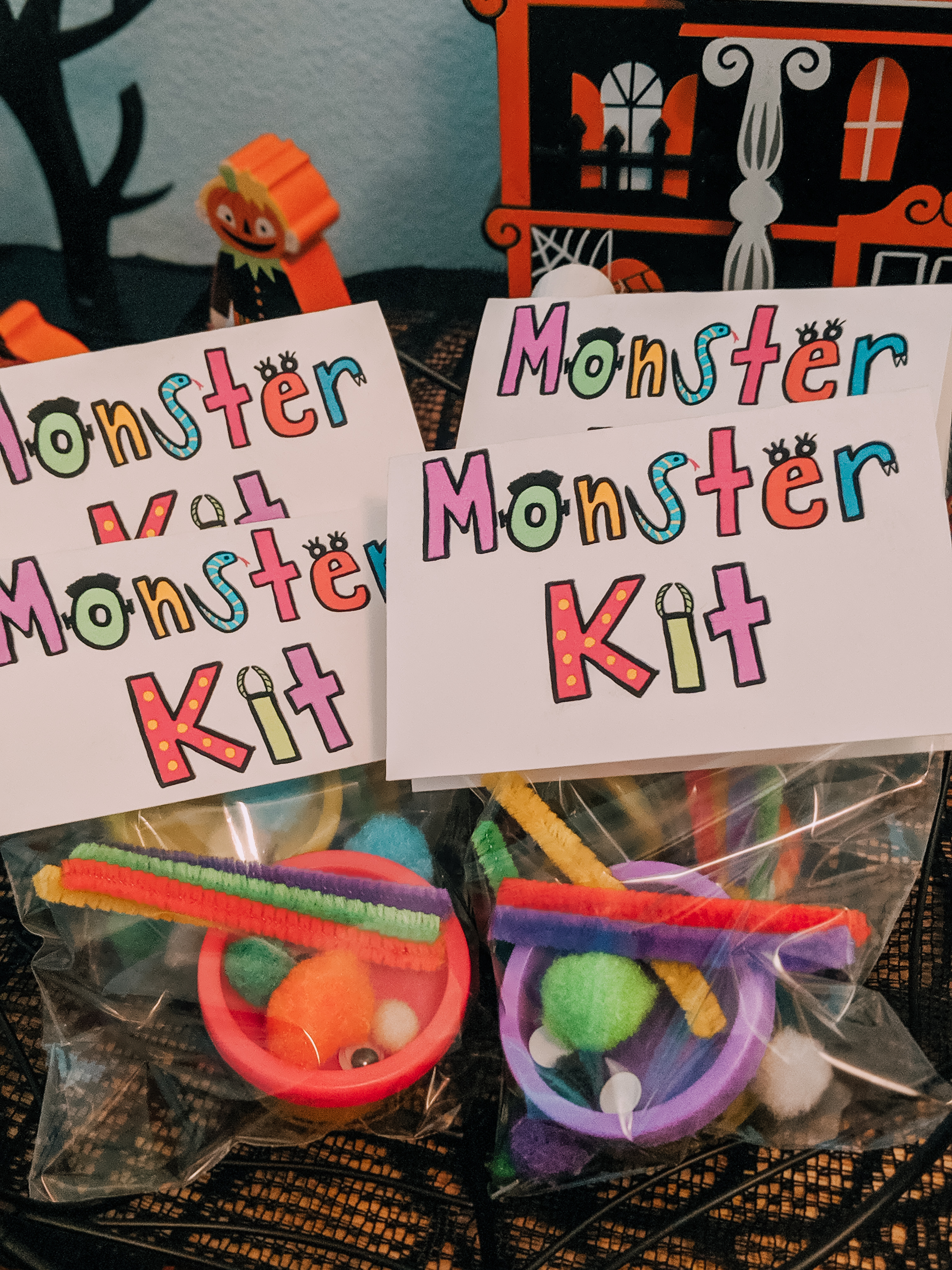 Halloween Play-Doh Monster Kits w/ Free Printable - The Simply