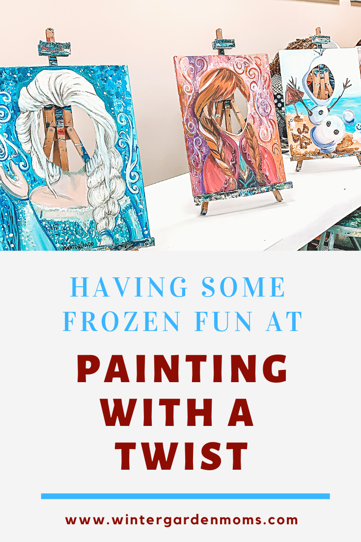 Having Some Frozen Fun At Painting With A Twist